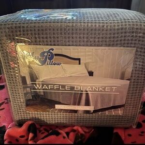 Waffle Blanket - Light Gray (Full/Queen)